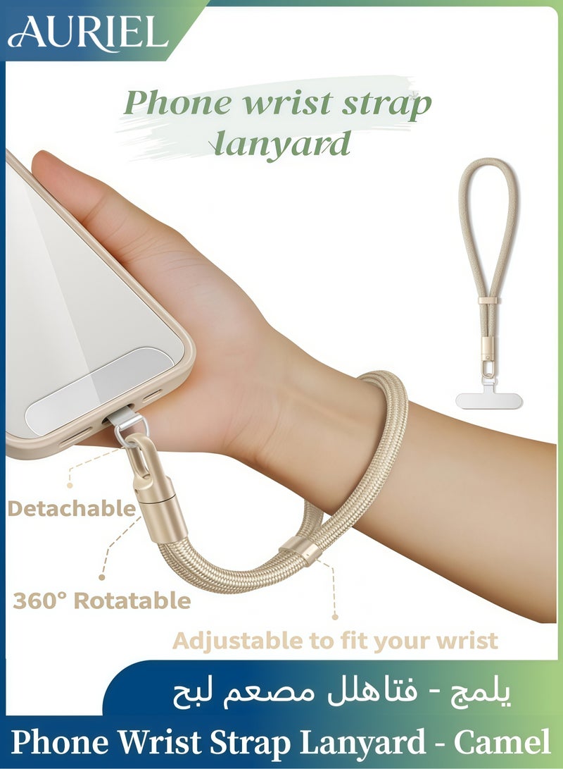 AURIEL حزام معصم هاتف محمول عالمي، حزام هاتف نايلون قابل للتعديل مع علامة ربط قابلة للفصل - Image 1